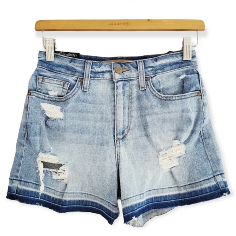 NEW Joe's Jeans Distroyed Medium Wash Shorts